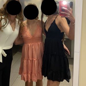 Black babydoll dress